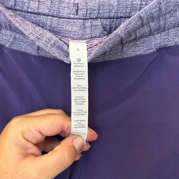 lululemon athletica Purple Women's Shorts - Picture 3 of 3